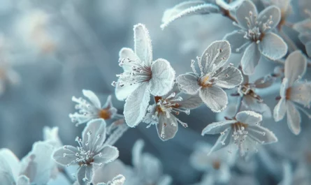 Delicate Frost Flowers